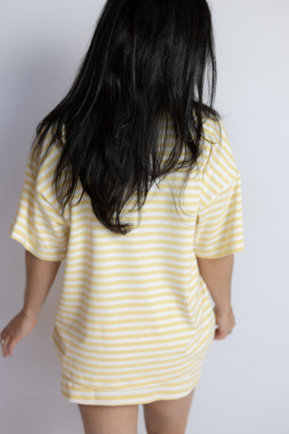 Gracie Oversized Striped Tee