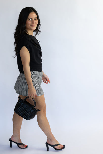 Georgie Gingham Micro Skort