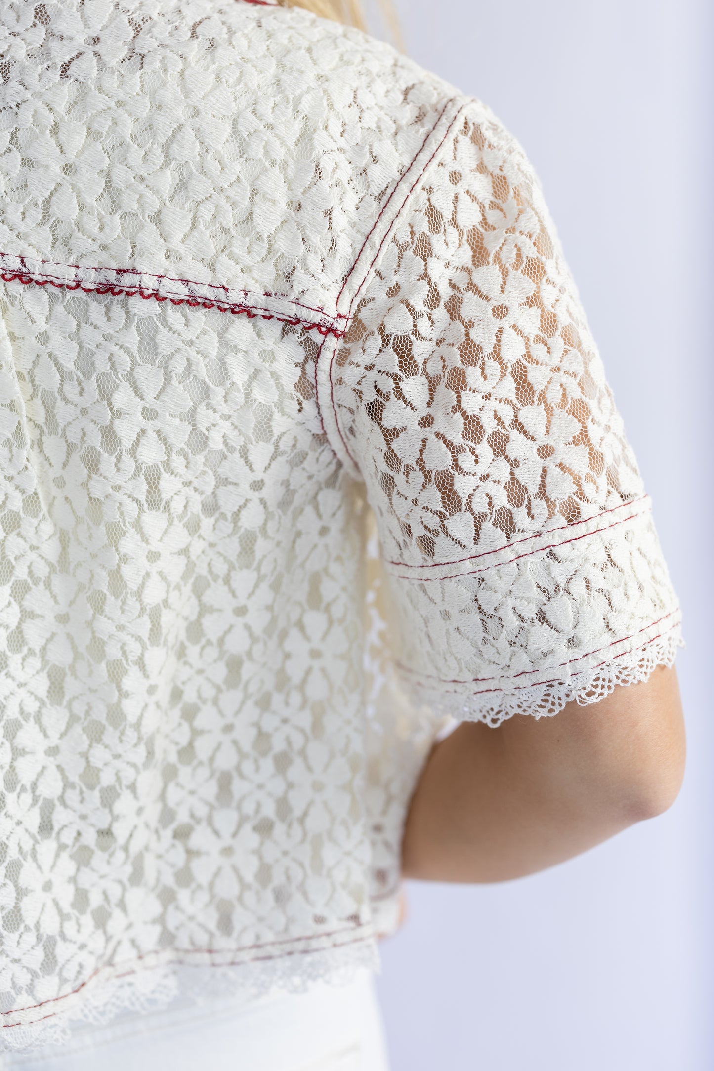 Mannie Lace Buttondown