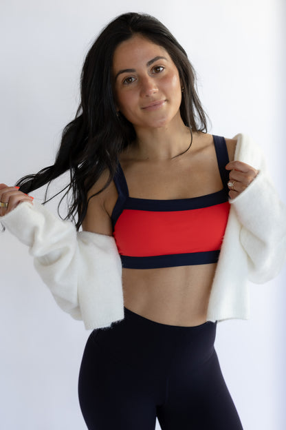 World Dance Contrast Sports Bra