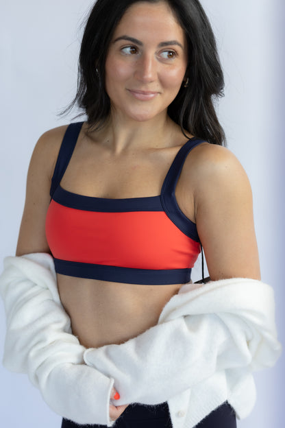 World Dance Contrast Sports Bra