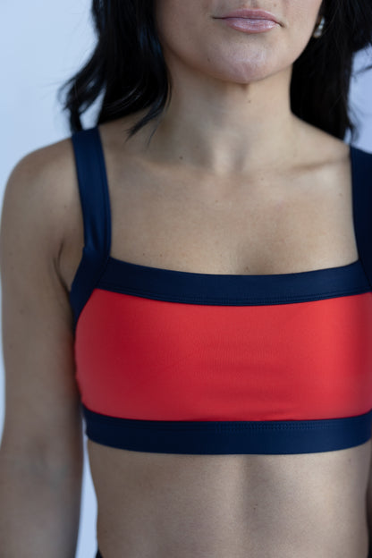 World Dance Contrast Sports Bra