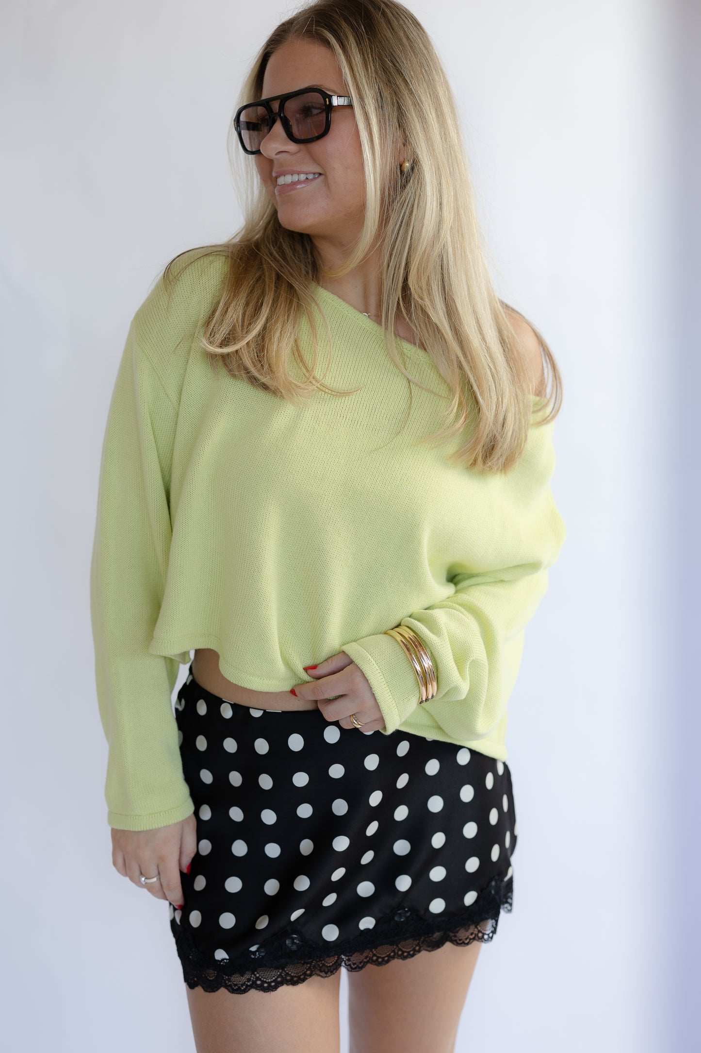 Noah Polka Dot Mini Skirt