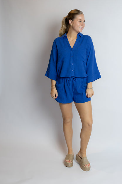 Emory Airy Gauze Short
