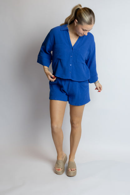 Emory Airy Gauze Short