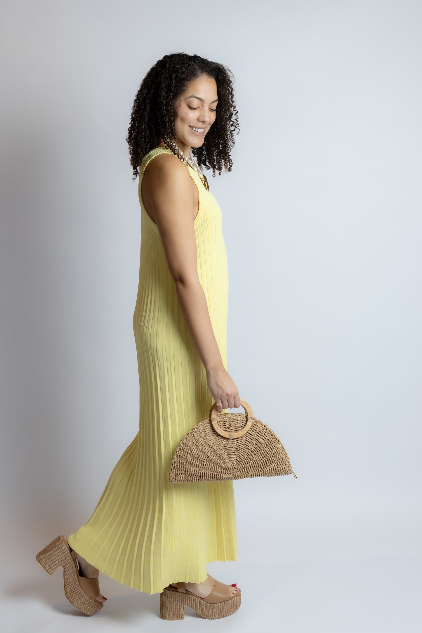 Alba Ribbed Maxi Dress
