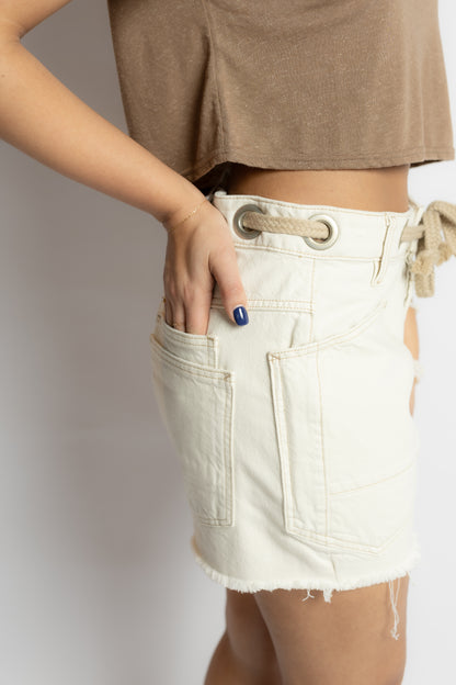 Moxie Shorts Ivory