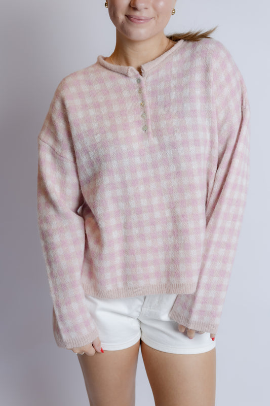 Seeing Somebody Check Sweater