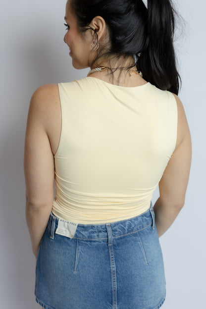 Full Circle Shirred Top