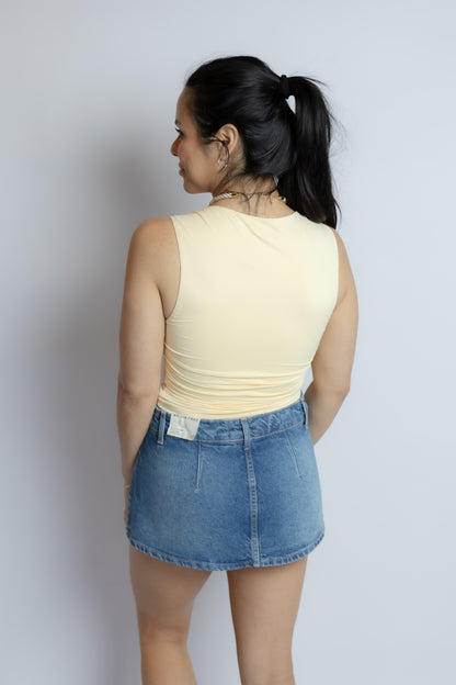 Full Circle Shirred Top