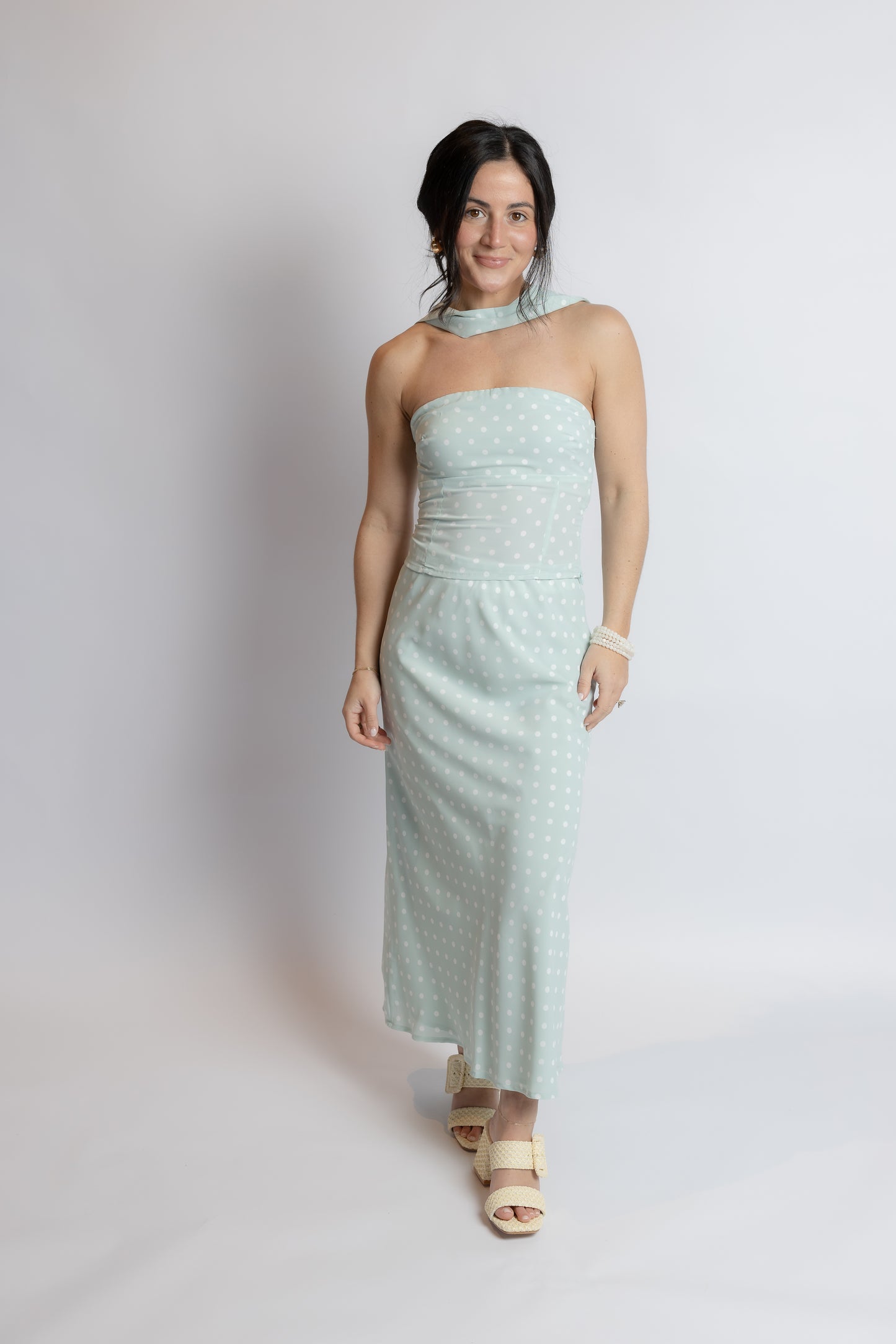 Spring Chic Polka Dot Top