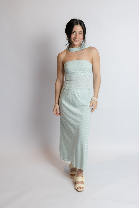 Spring Chic Polka Dot Top