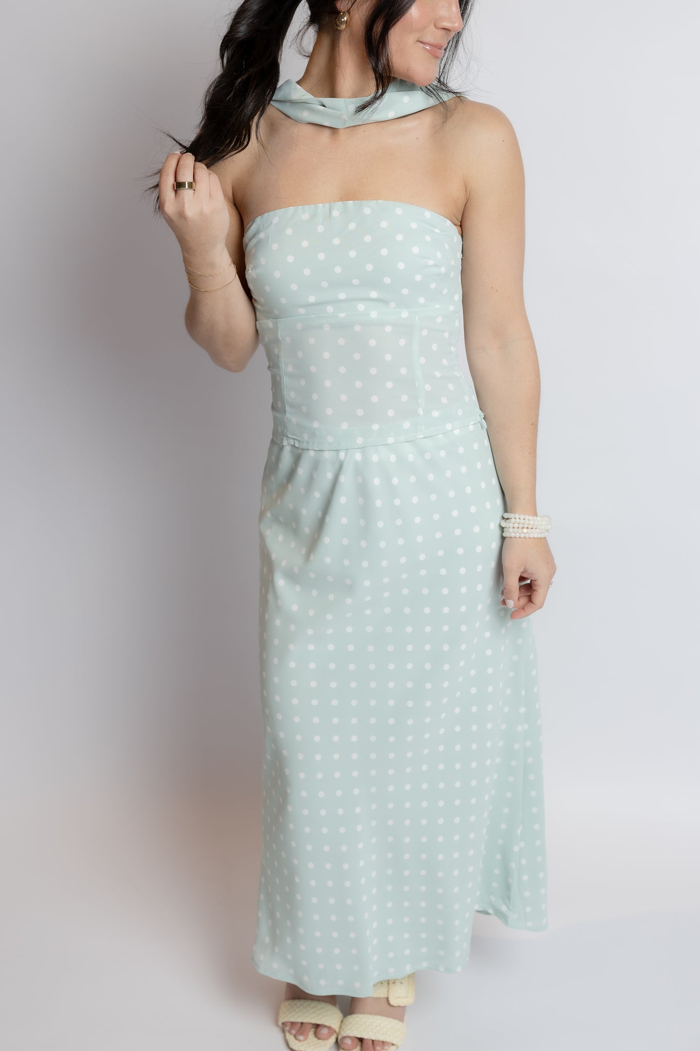 Spring Chic Polka Dot Top