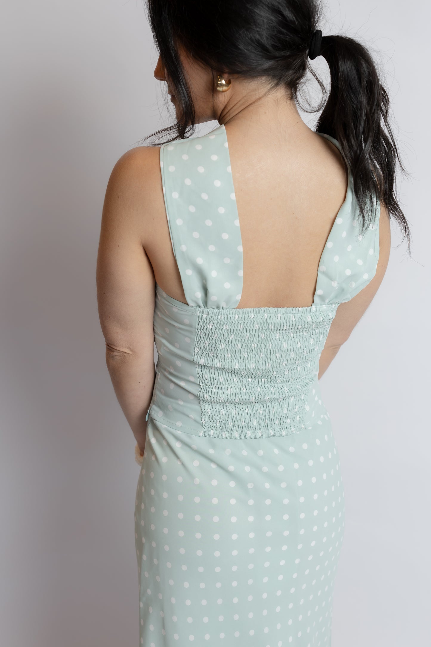 Spring Chic Polka Dot Top