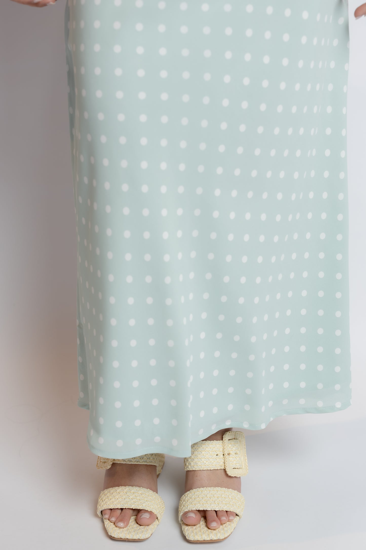 Spring Chic Polka Dot Skirt