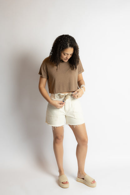 Moxie Shorts Ivory
