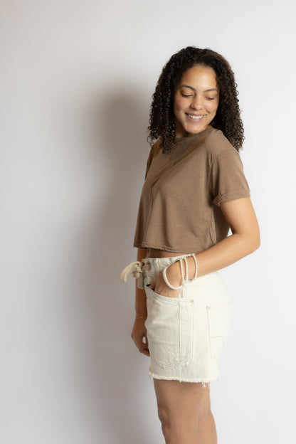Moxie Shorts Ivory