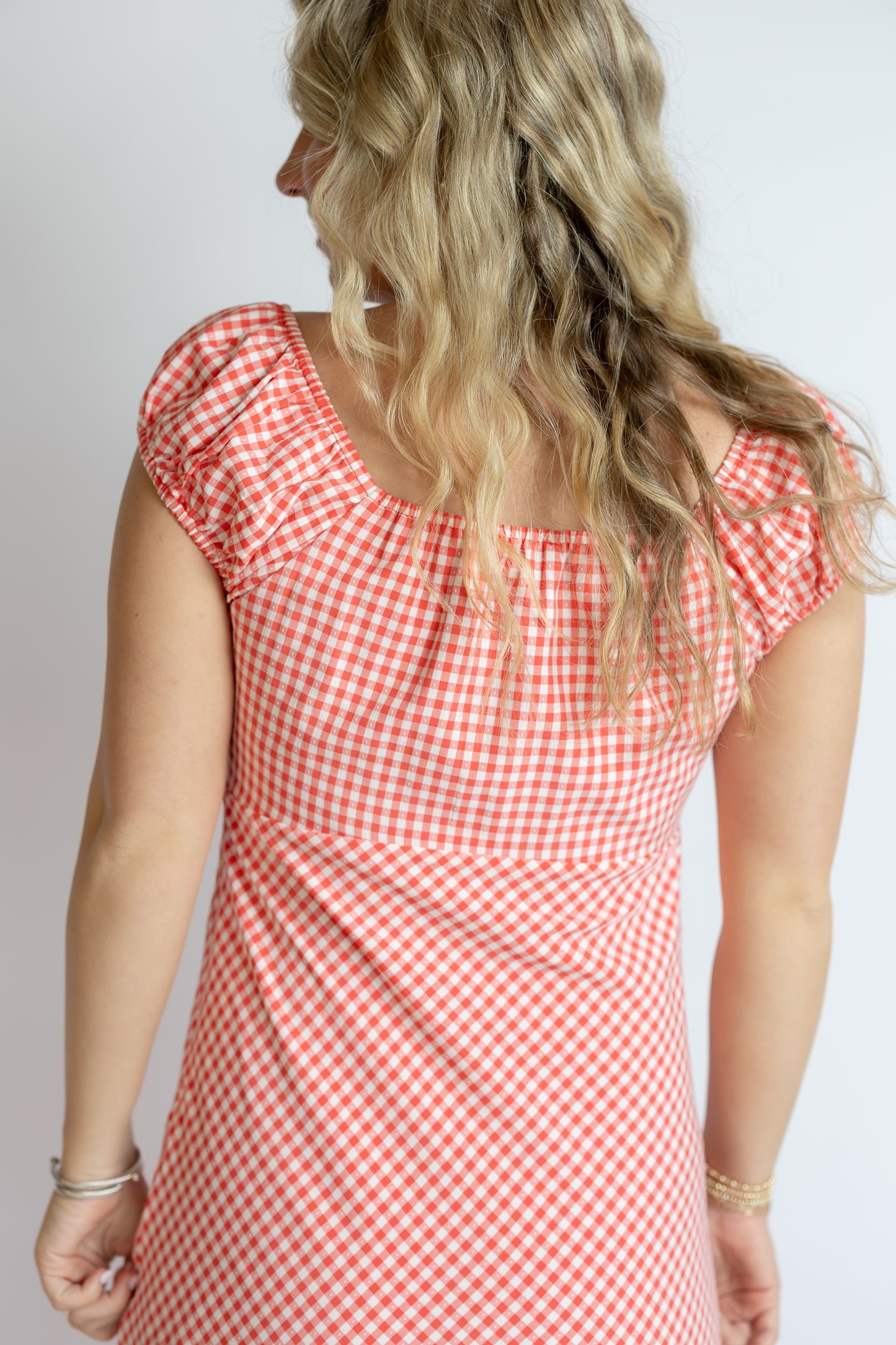 Gianna Gingham Maxi Dress
