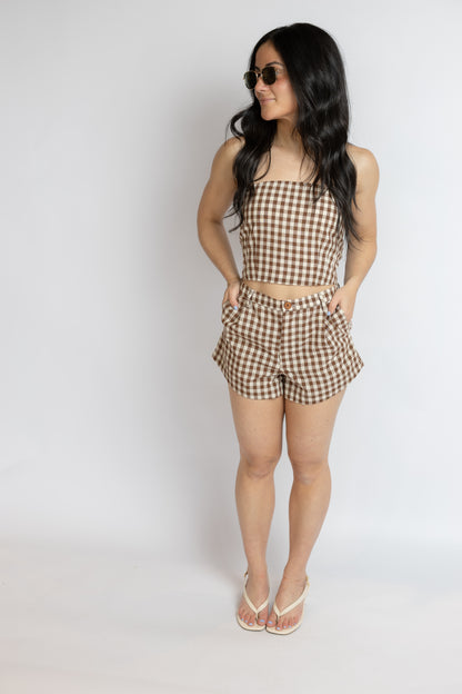 Mustang Gingham Shorts