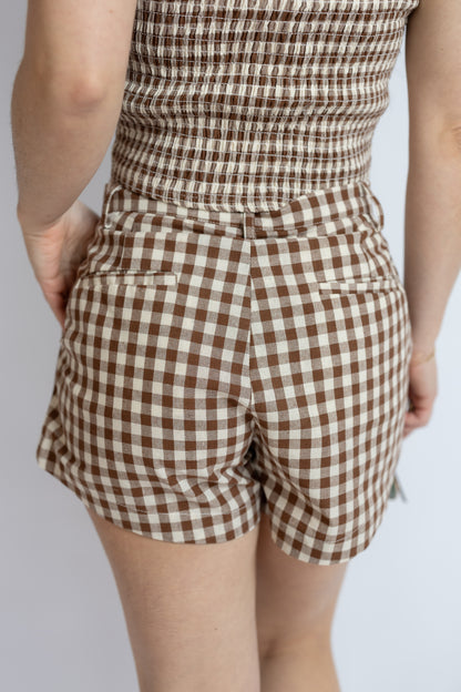 Mustang Gingham Shorts