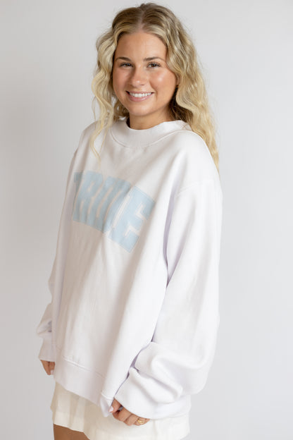 Bride Mock Neck Sweatshirt