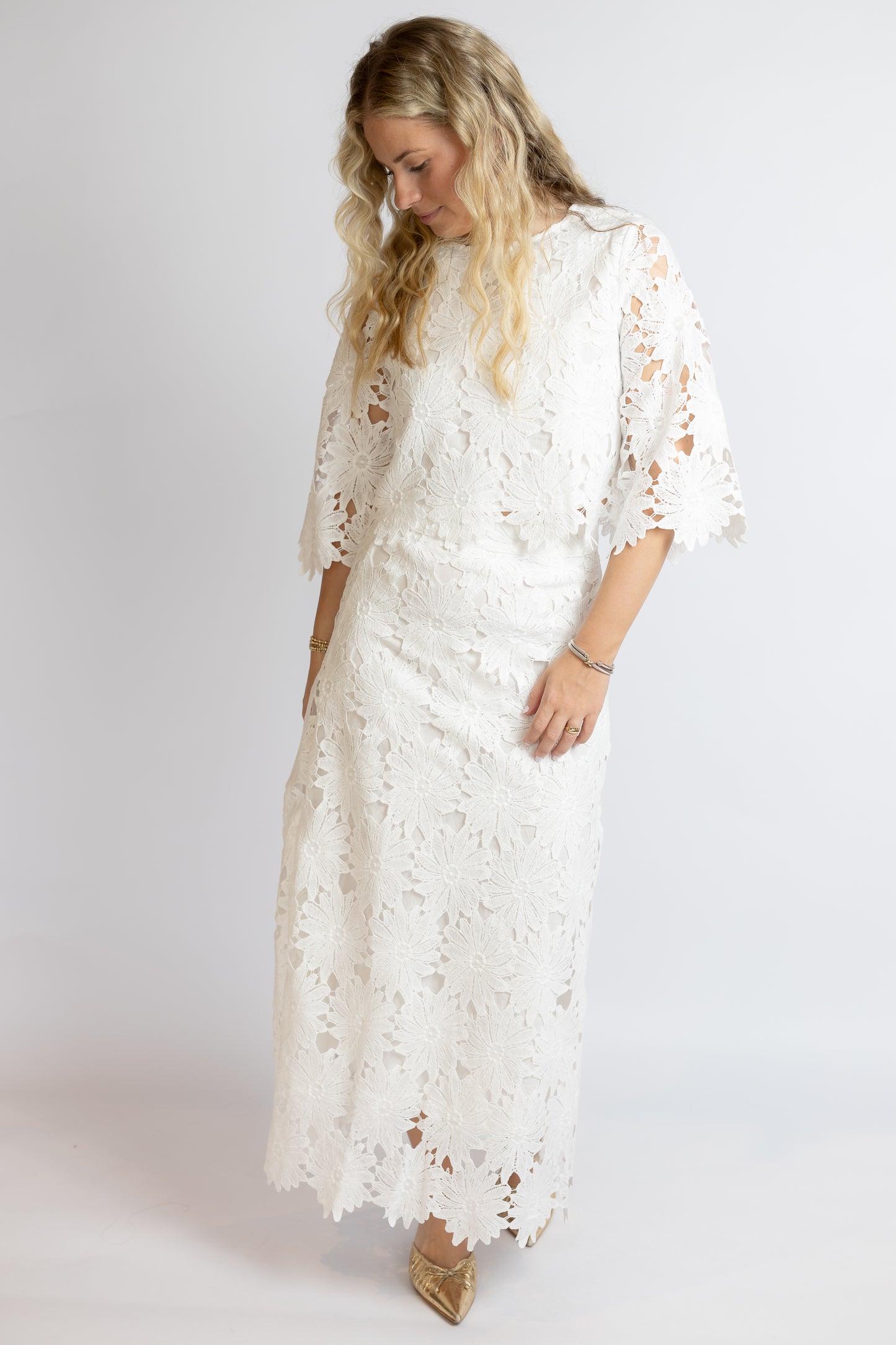 Forever Yours Lace Midi Skirt