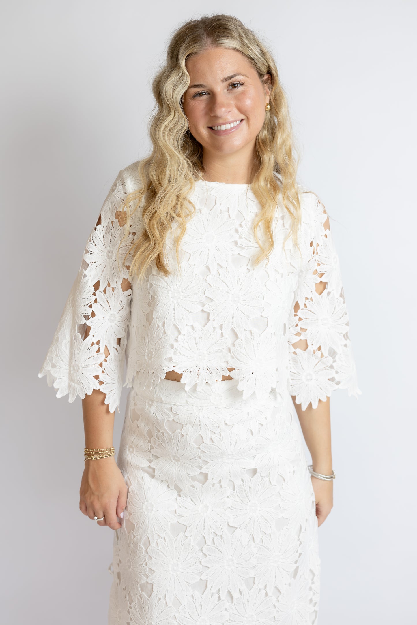 Forever Yours Lace Midi Skirt