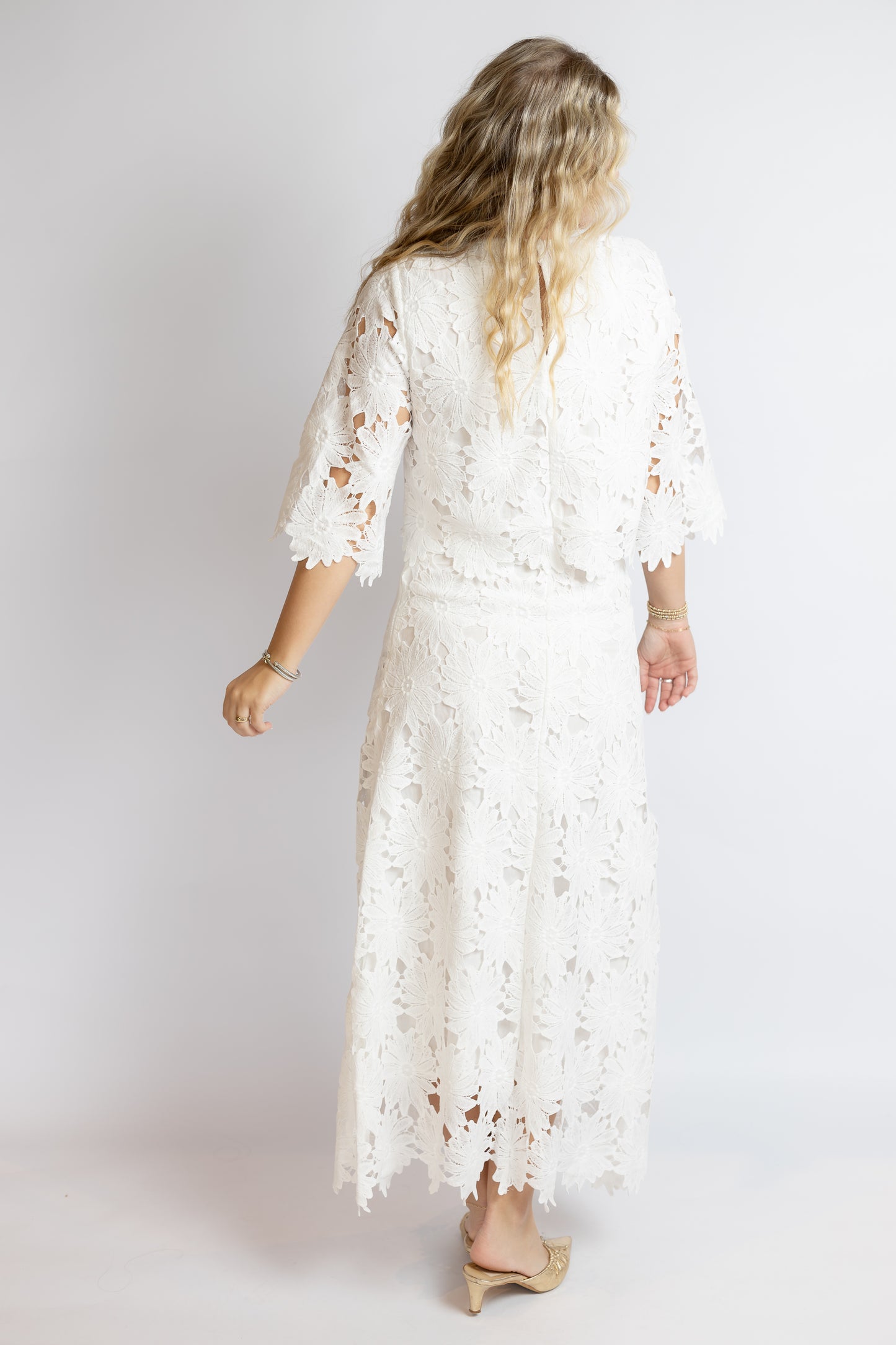 Forever Yours Lace Midi Skirt