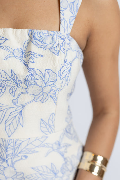 Showered With Love Floral Mini Dress