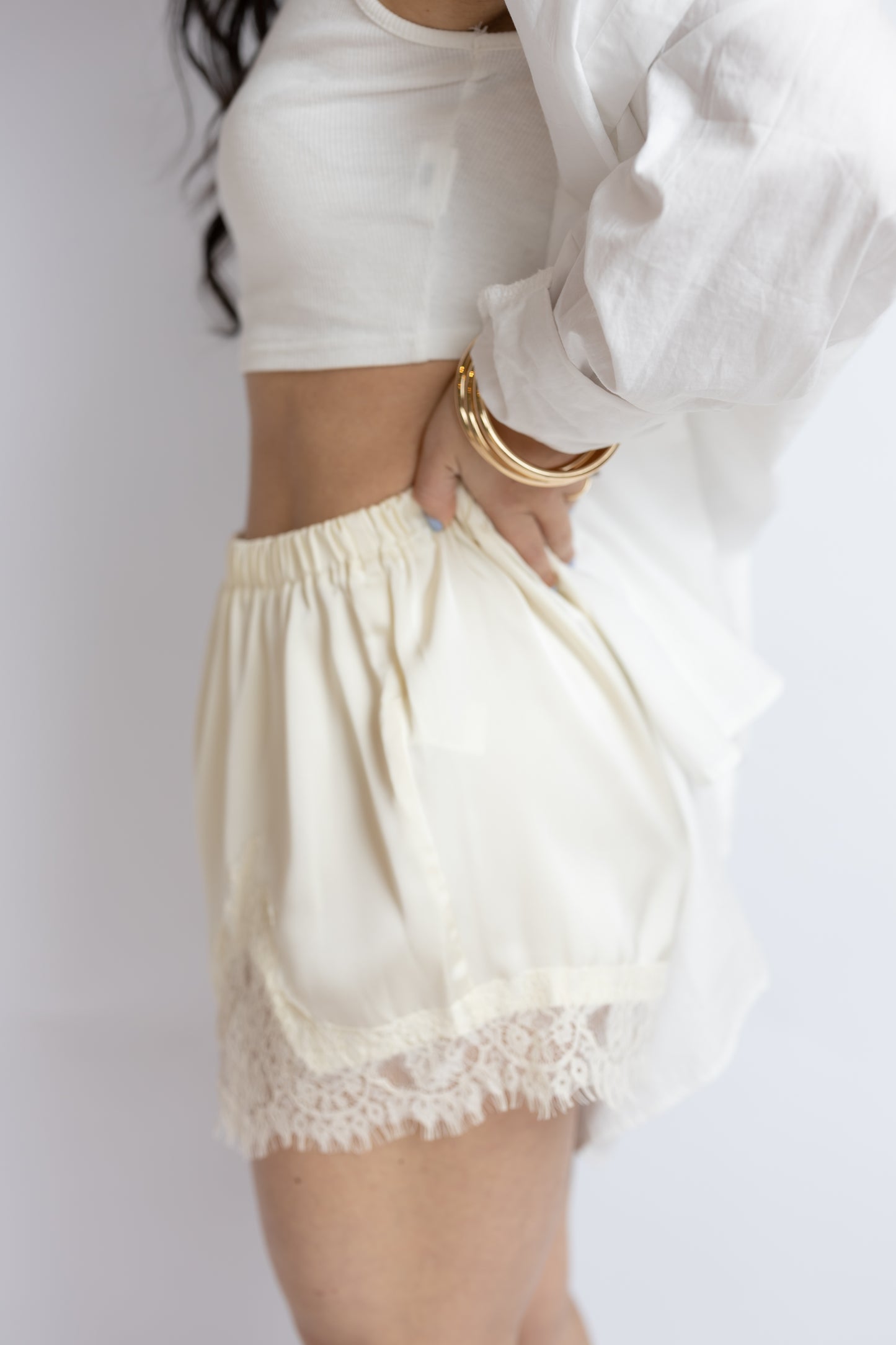 Mystical Time Lace Shorts