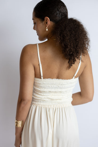 Capital Letters Ruffled Cami Top