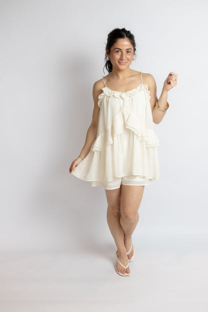 All About You Ruffle Romper