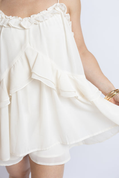 All About You Ruffle Romper