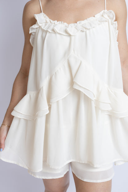 All About You Ruffle Romper