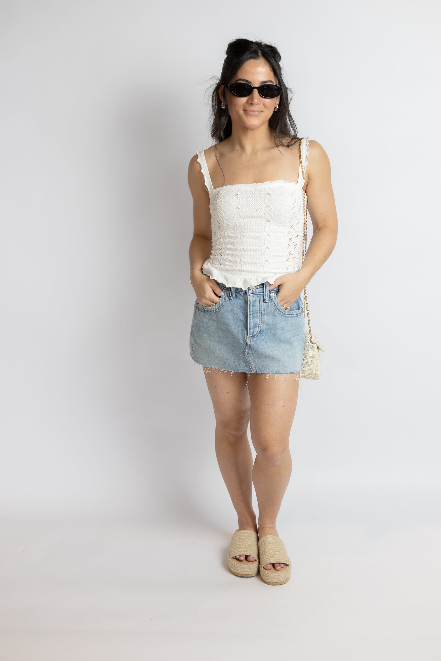 So Soft Femme Square Neck Tank