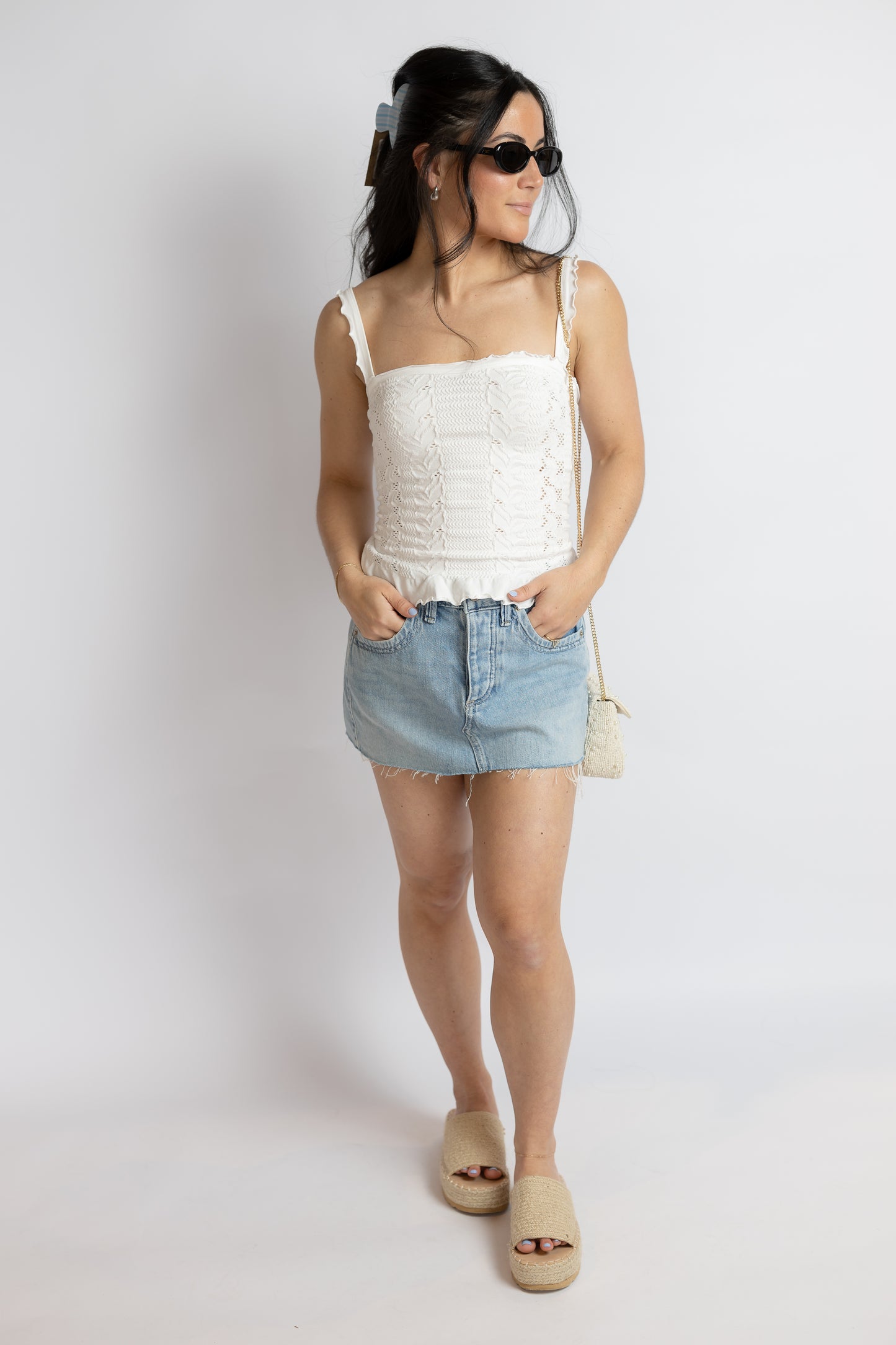 So Soft Femme Square Neck Tank