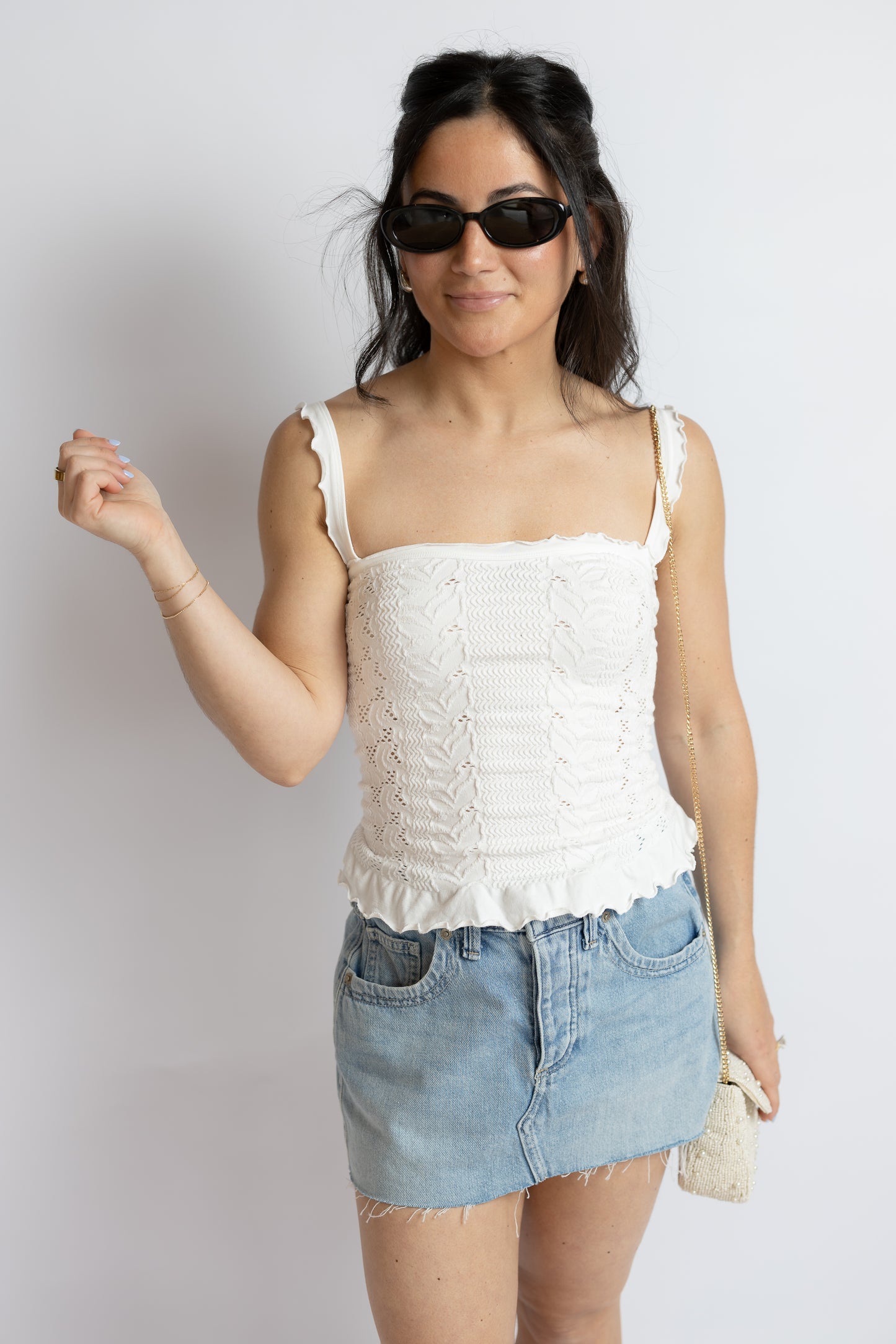 So Soft Femme Square Neck Tank