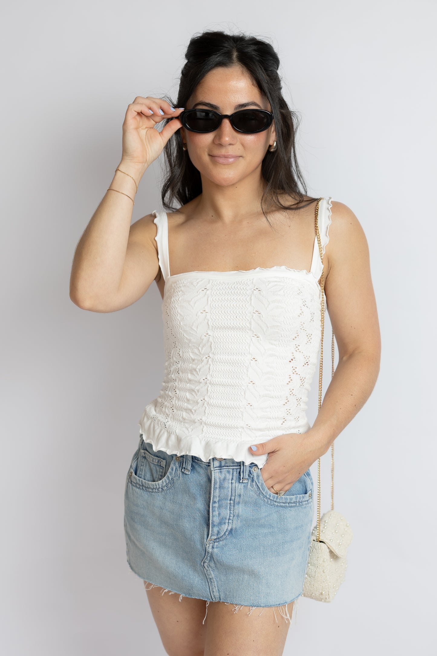 So Soft Femme Square Neck Tank