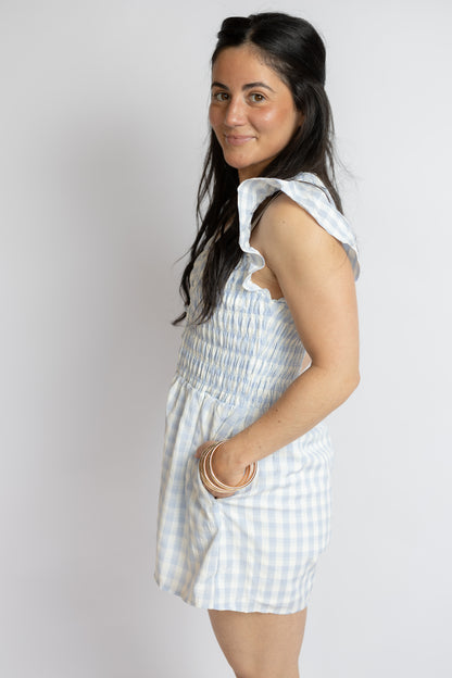 Starlet Gingham Romper