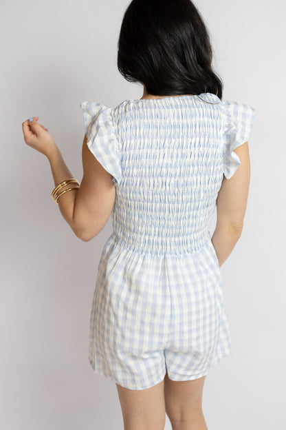 Starlet Gingham Romper