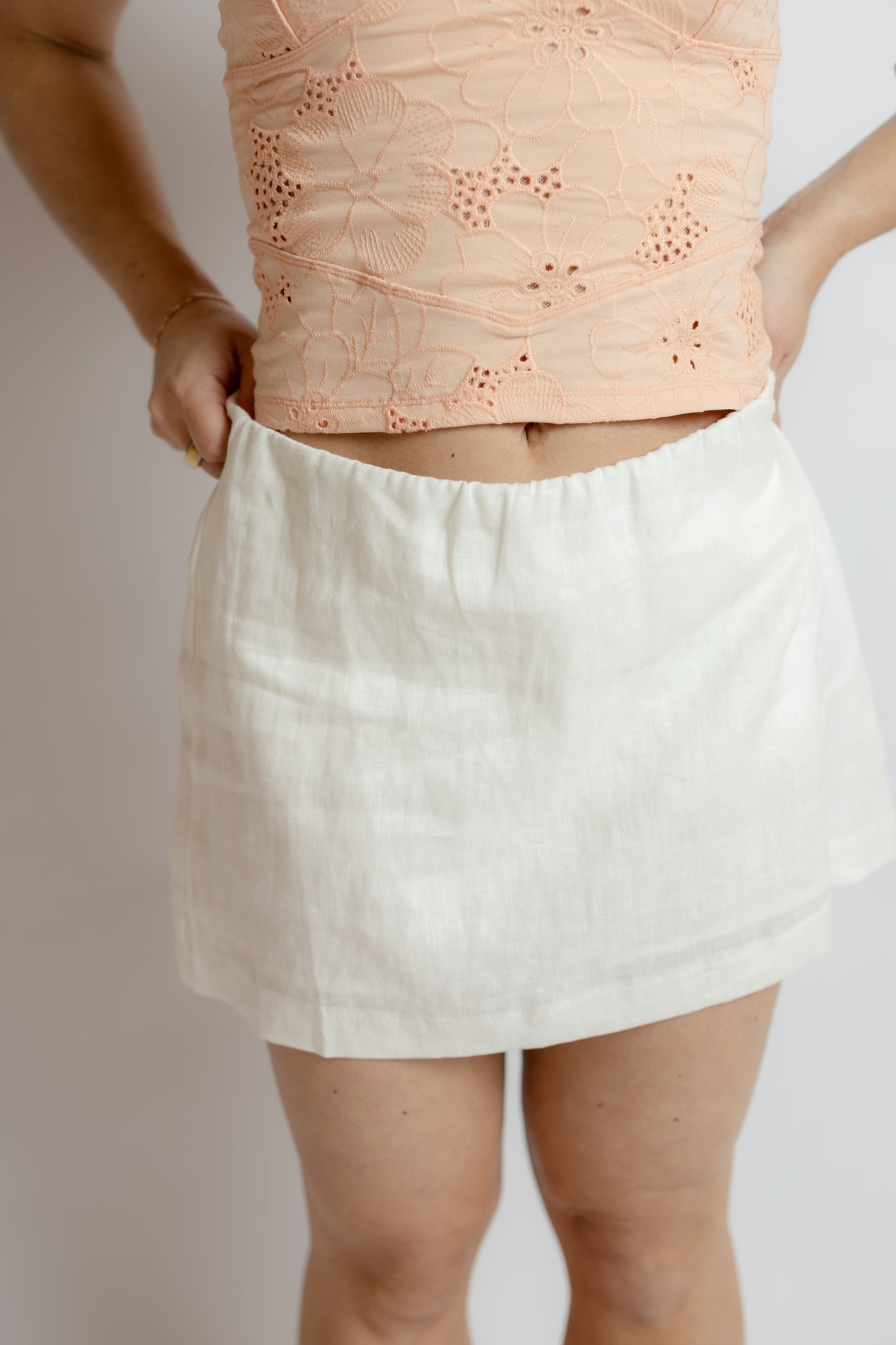 Raye Linen Mini Skirt