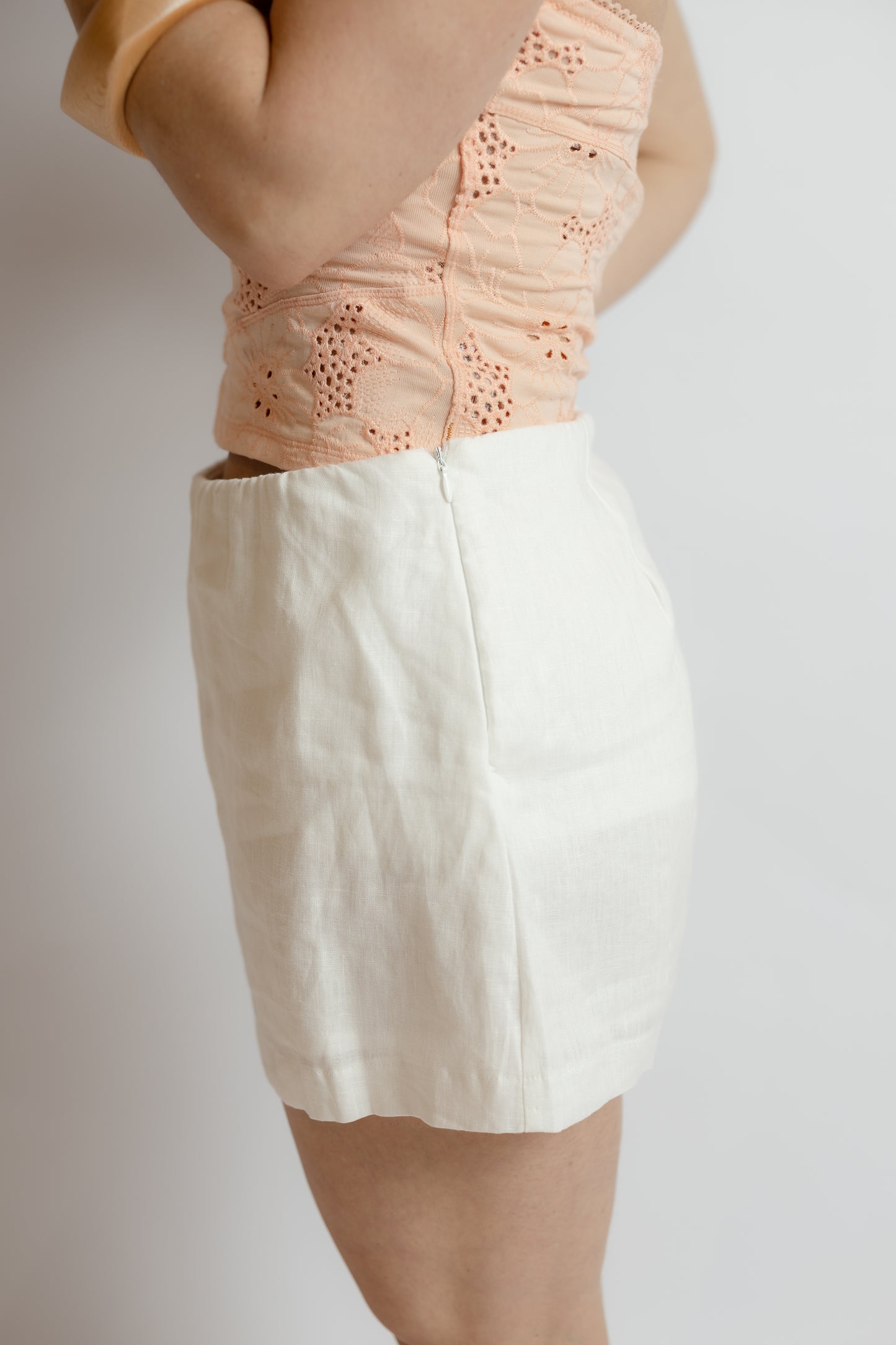 Raye Linen Mini Skirt