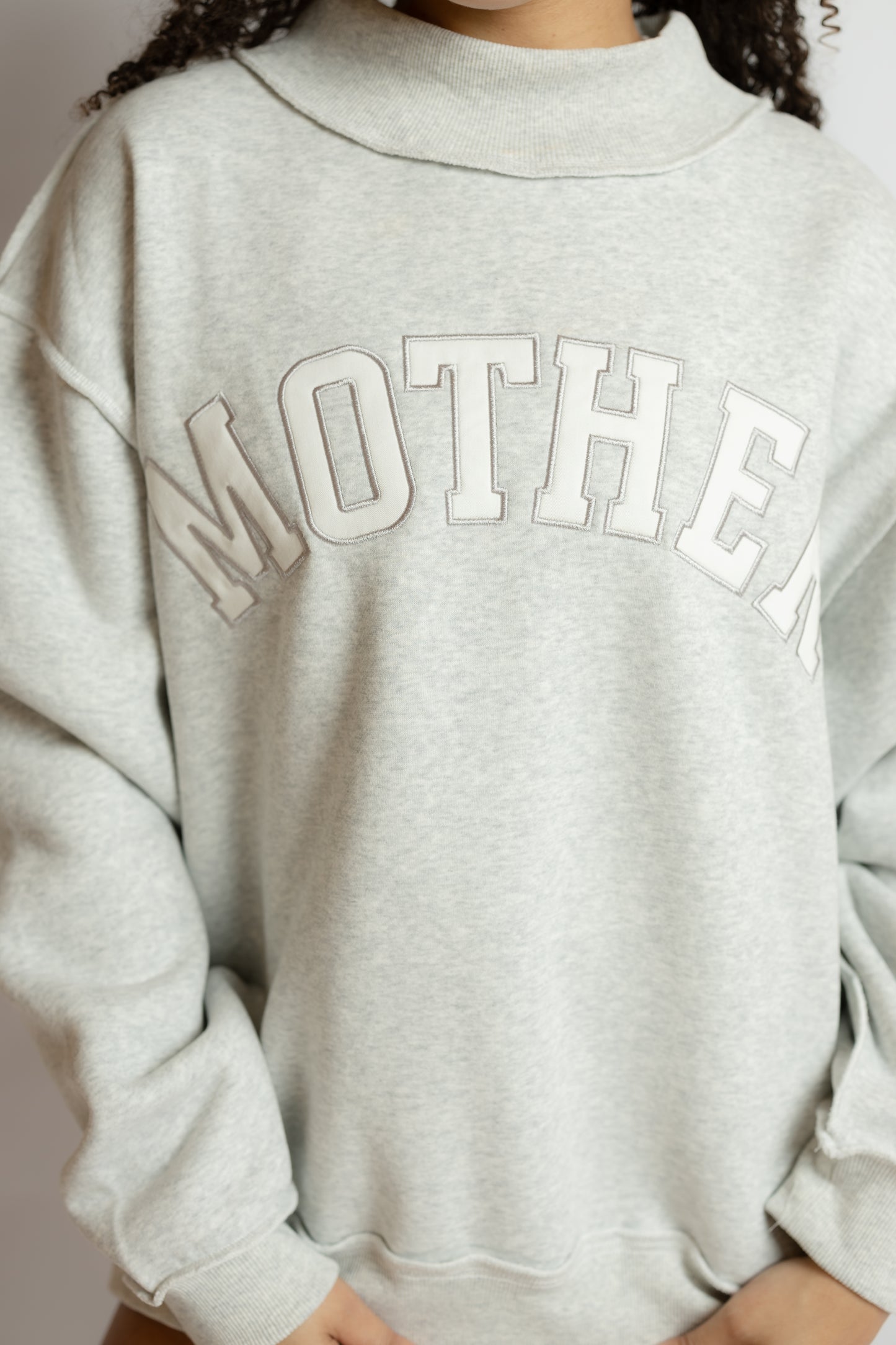 Looking Up Mother Mock Neck