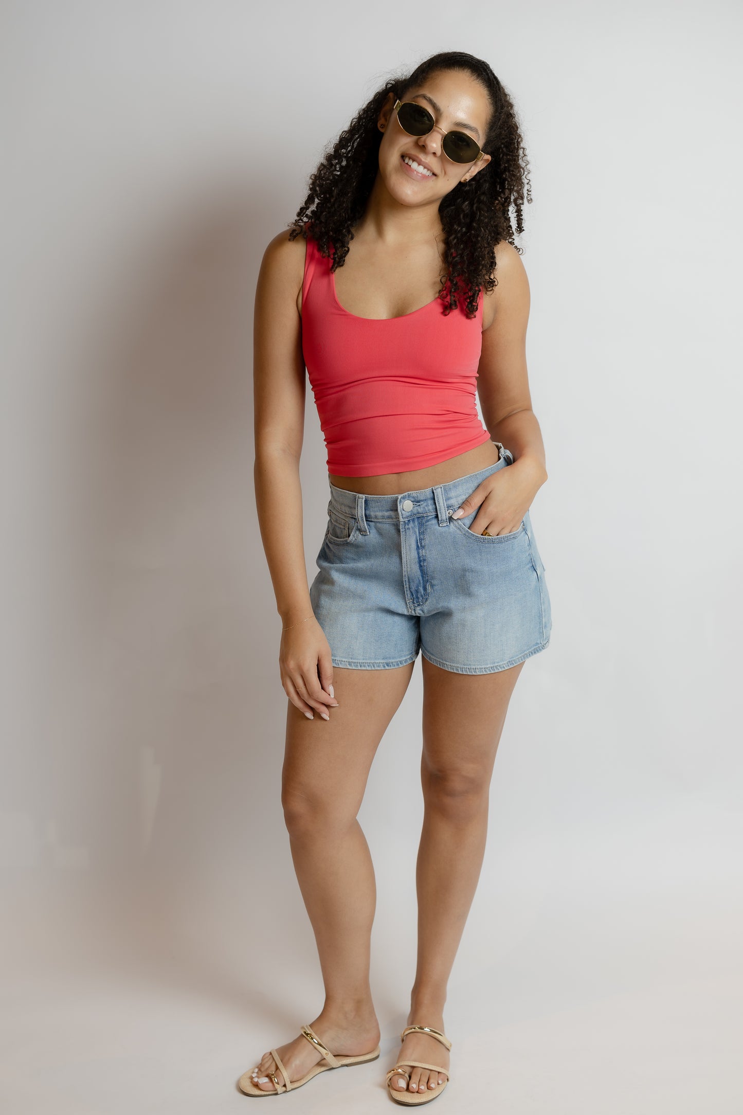 Clean Lines Muscle Cami Berry