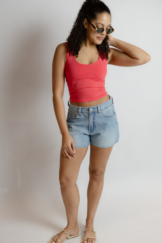 Clean Lines Muscle Cami Berry