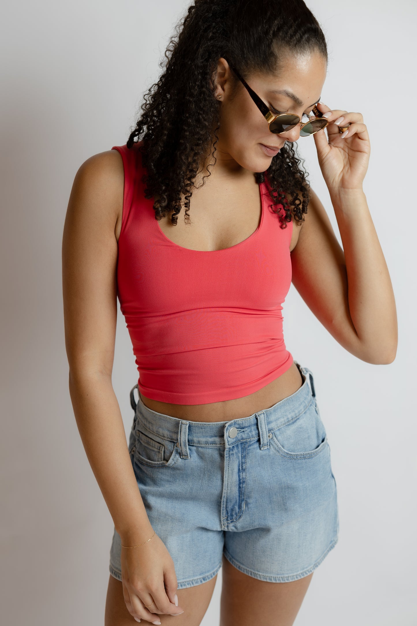 Clean Lines Muscle Cami Berry
