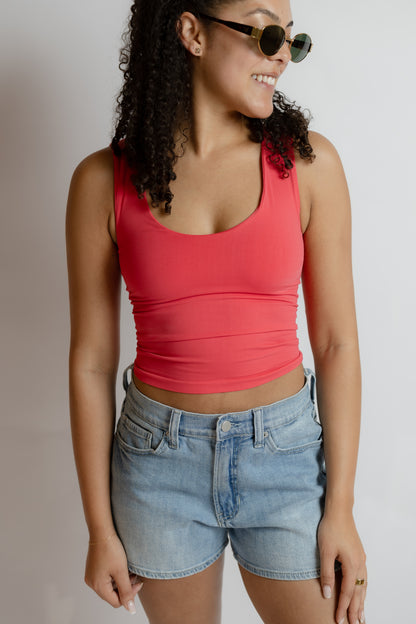 Clean Lines Muscle Cami Berry