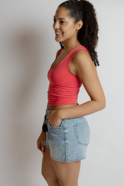 Clean Lines Muscle Cami Berry