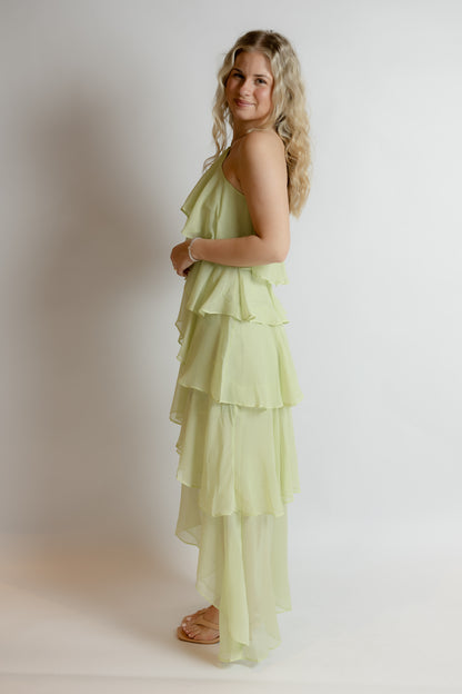 Choose Me Ruffle Maxi Dress