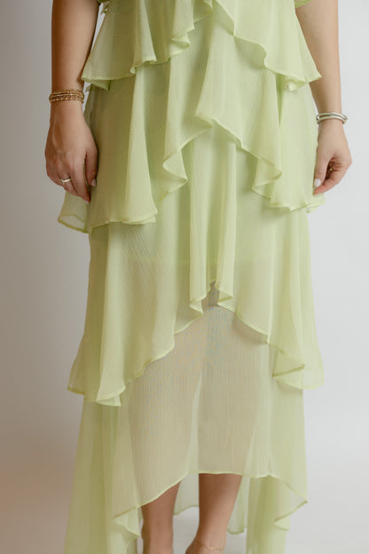 Choose Me Ruffle Maxi Dress